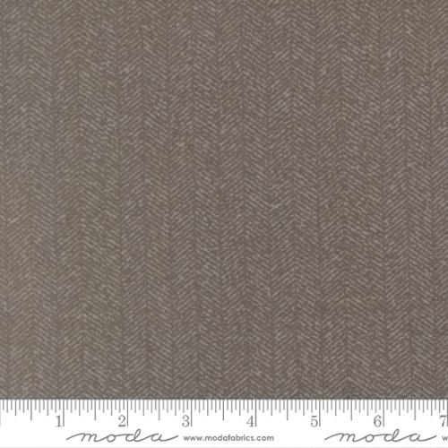 Flannel Gatherings Basics / Herringbone in Titanium