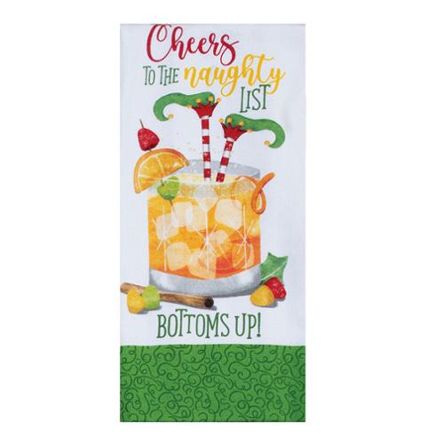 Naughty Elf Terry Towel