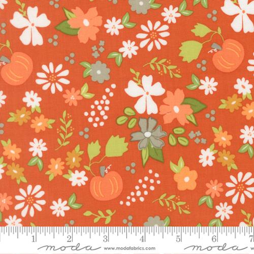 Birch and Willow / Pumpkin Patch Floral in Spice