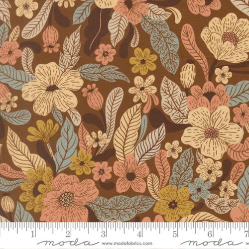 Feather and Forest Bloom / Wildflower Whispers in Walnut