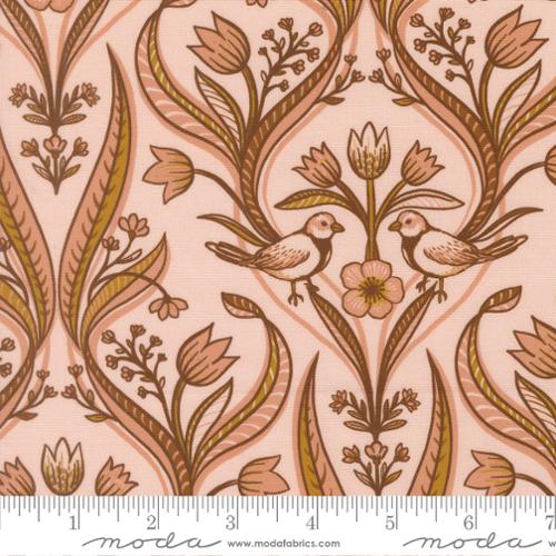 Feather and Forest Bloom / Medallion Birds in Petal