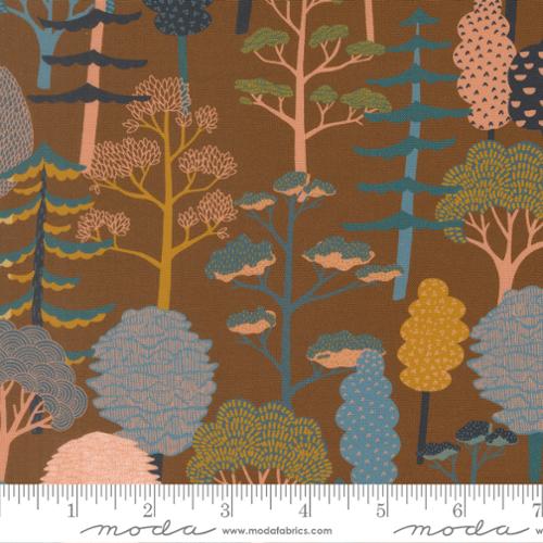 Feather and Forest Bloom / Forest Trees in Walnut