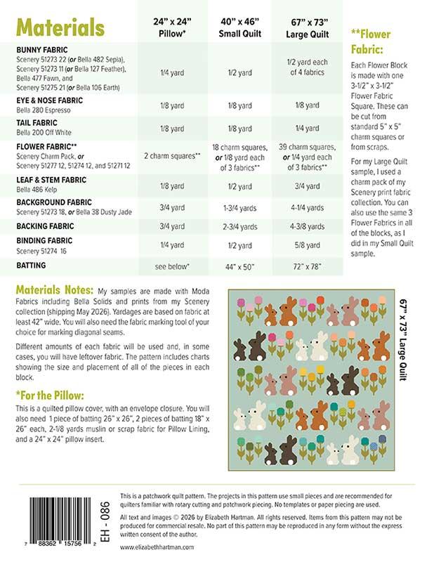 Cottontails Pattern