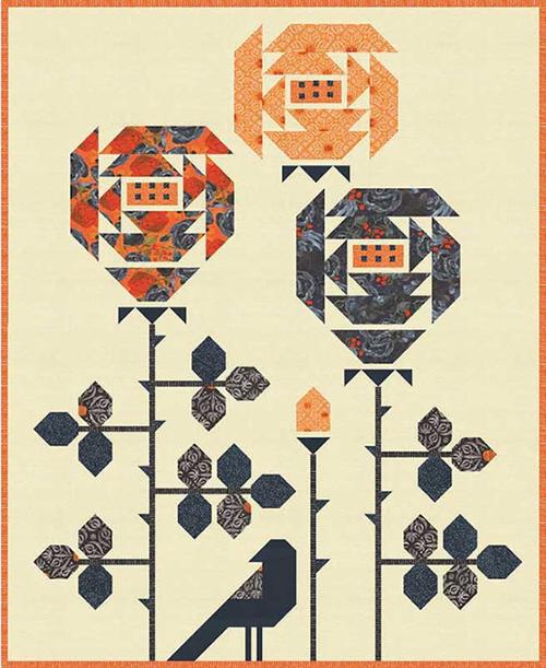 Visitor Among the Roses Pattern