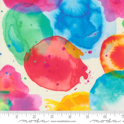 108" Gradients Gallery / Specs of Color in Rainbow