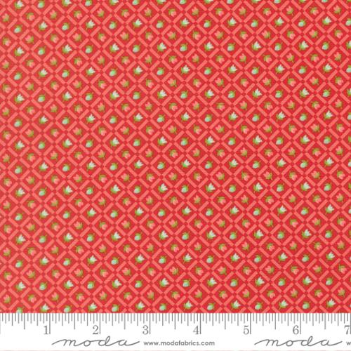 Bloomsberry / Flower Checks in Red