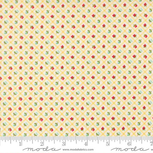 Bloomsberry / Flower Checks in Buttermilk