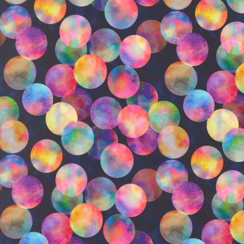 Gradients Gallery Quilting Cuddle® / Candescent Dots in Midnight Rain