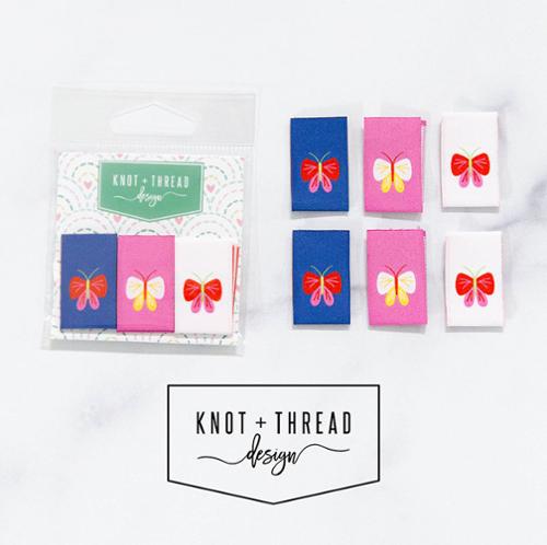 Butterflies Sew In Labels