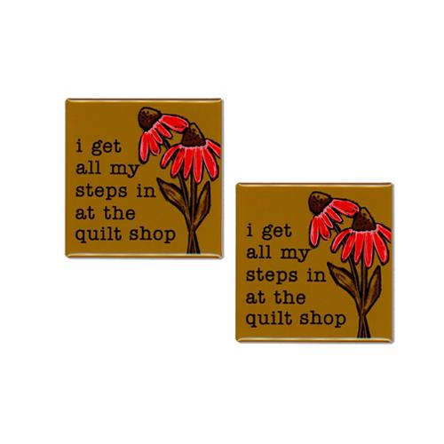 Quilt Shop Steps Magnets