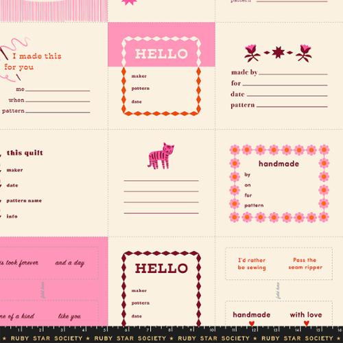 1-800-Calico / Thanks I Made This Panel in Pink