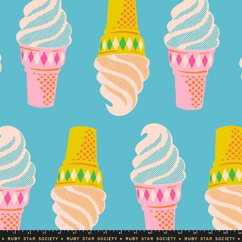 108" Sparkle Mart / Ice Cream in Turquoise