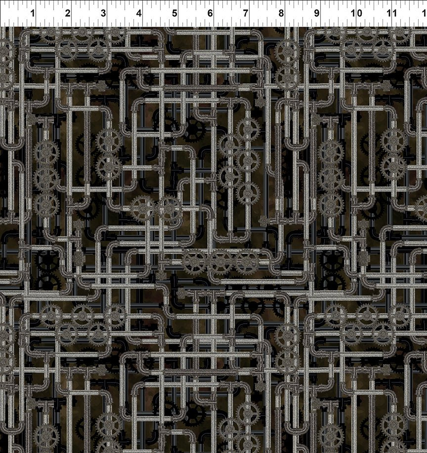 Steampunk Menagerie / Pipes in Gray