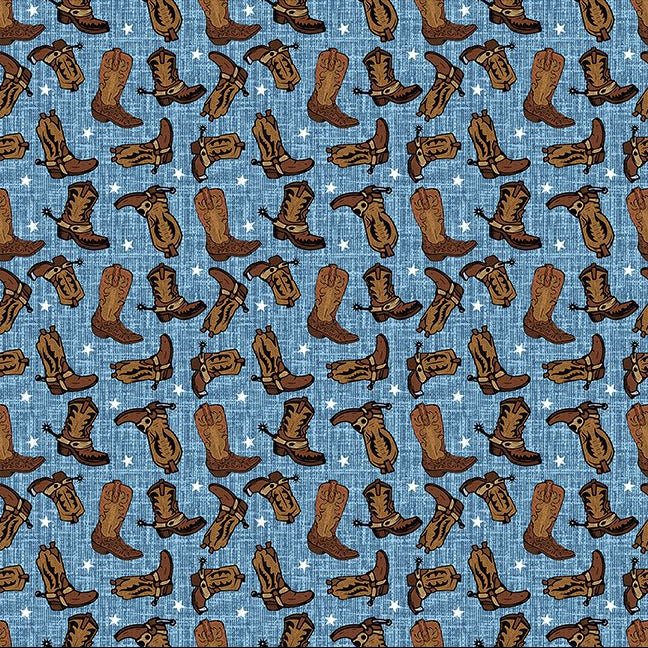 Southwest Minis / Boots in Blue