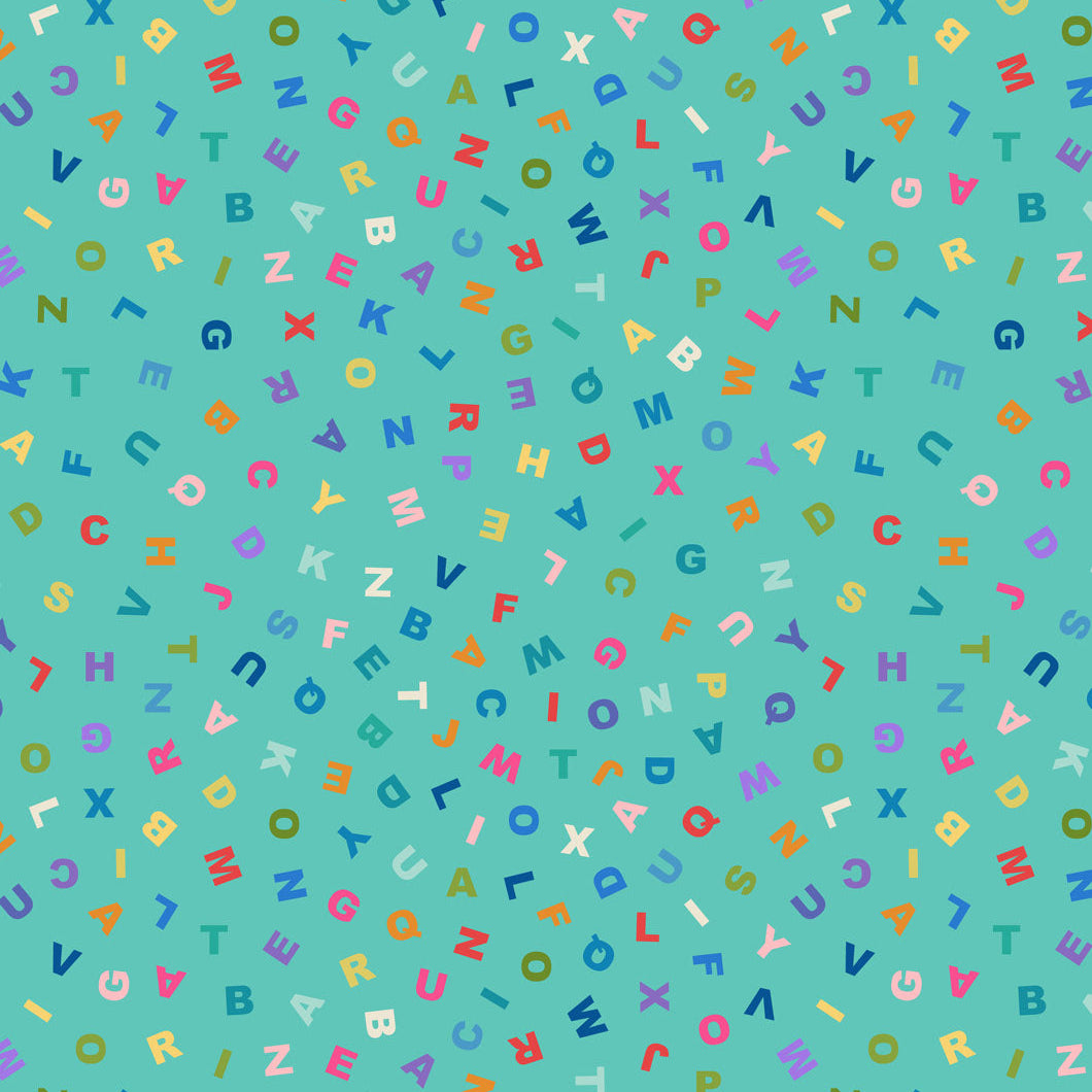 Animal Alphabet / Letters on Turquoise