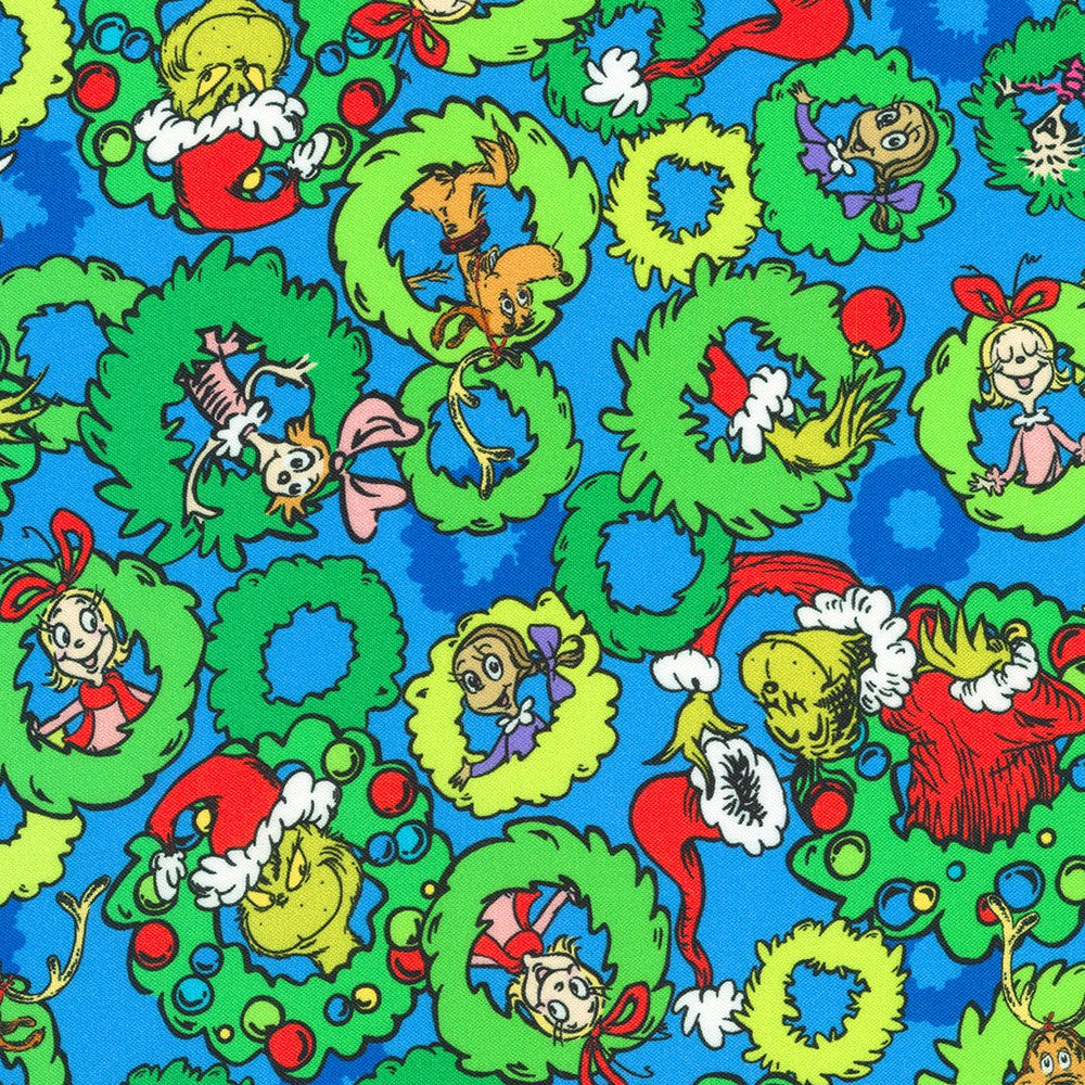 How The Grinch Stole Christmas / Wreaths in Blue