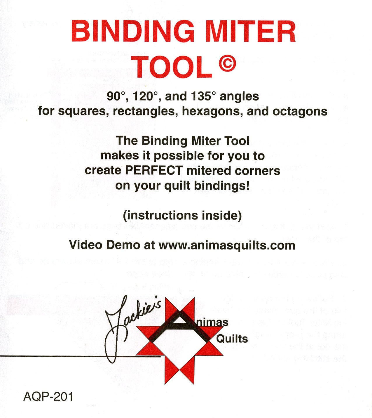 Binding Miter Tool