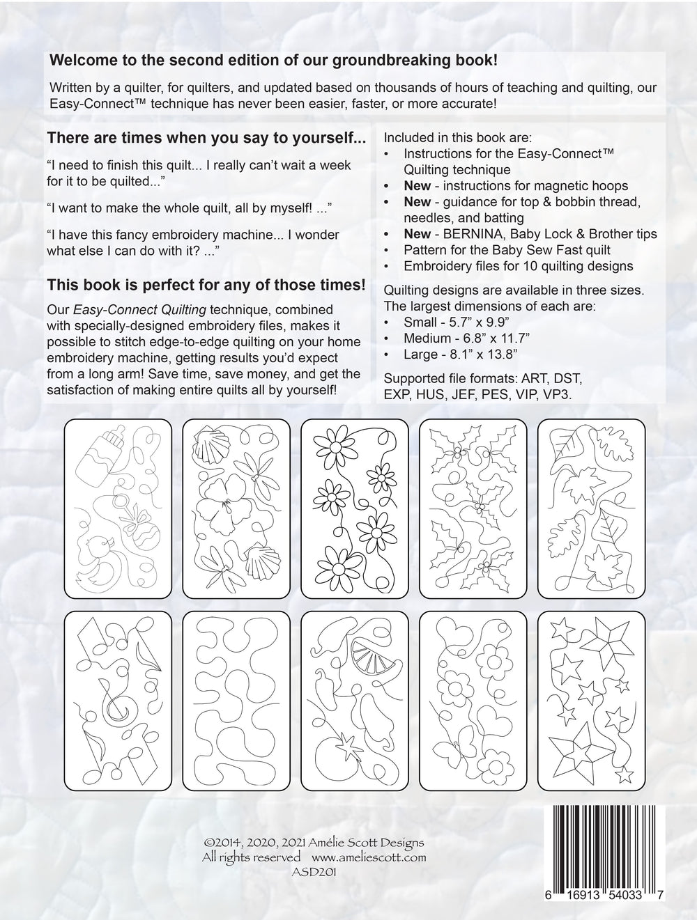 Edge-2-Edge Quilting on Your Embroidery Machine Guidebook