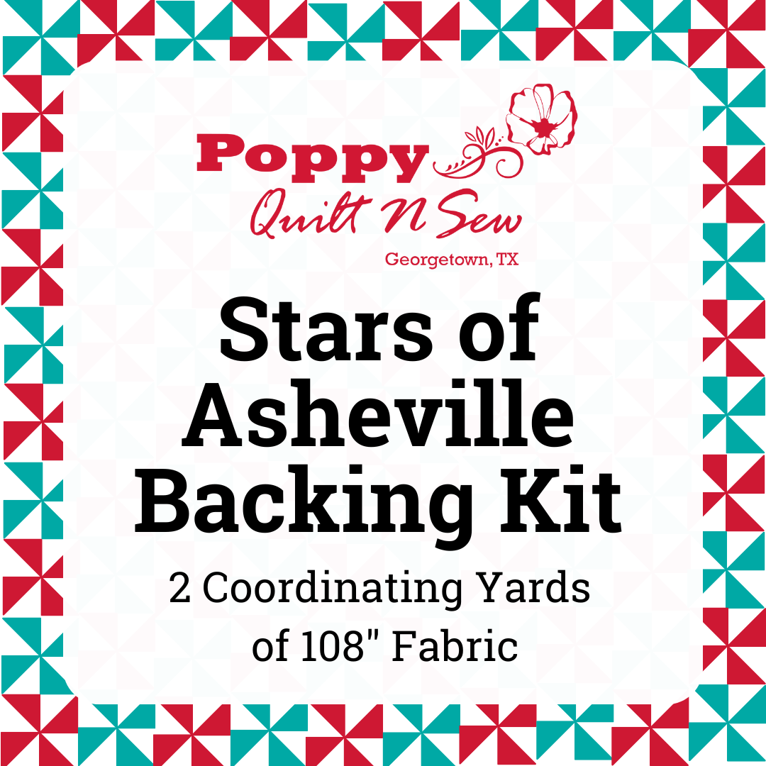 Stars of Asheville Backing Kit