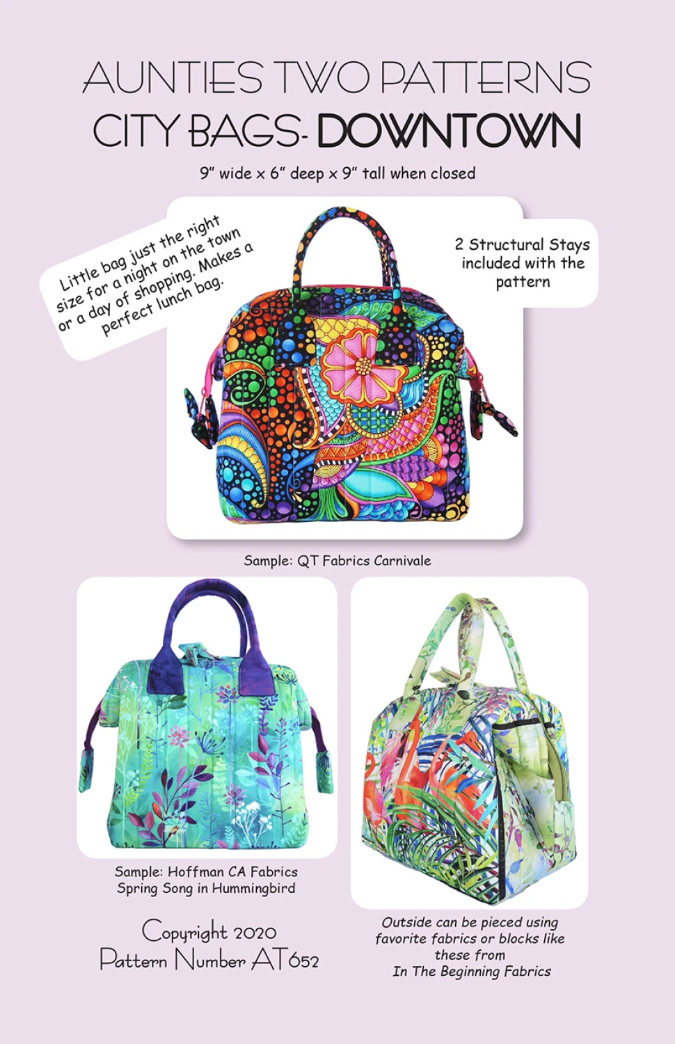 Aunties Two / City Bag Pattern