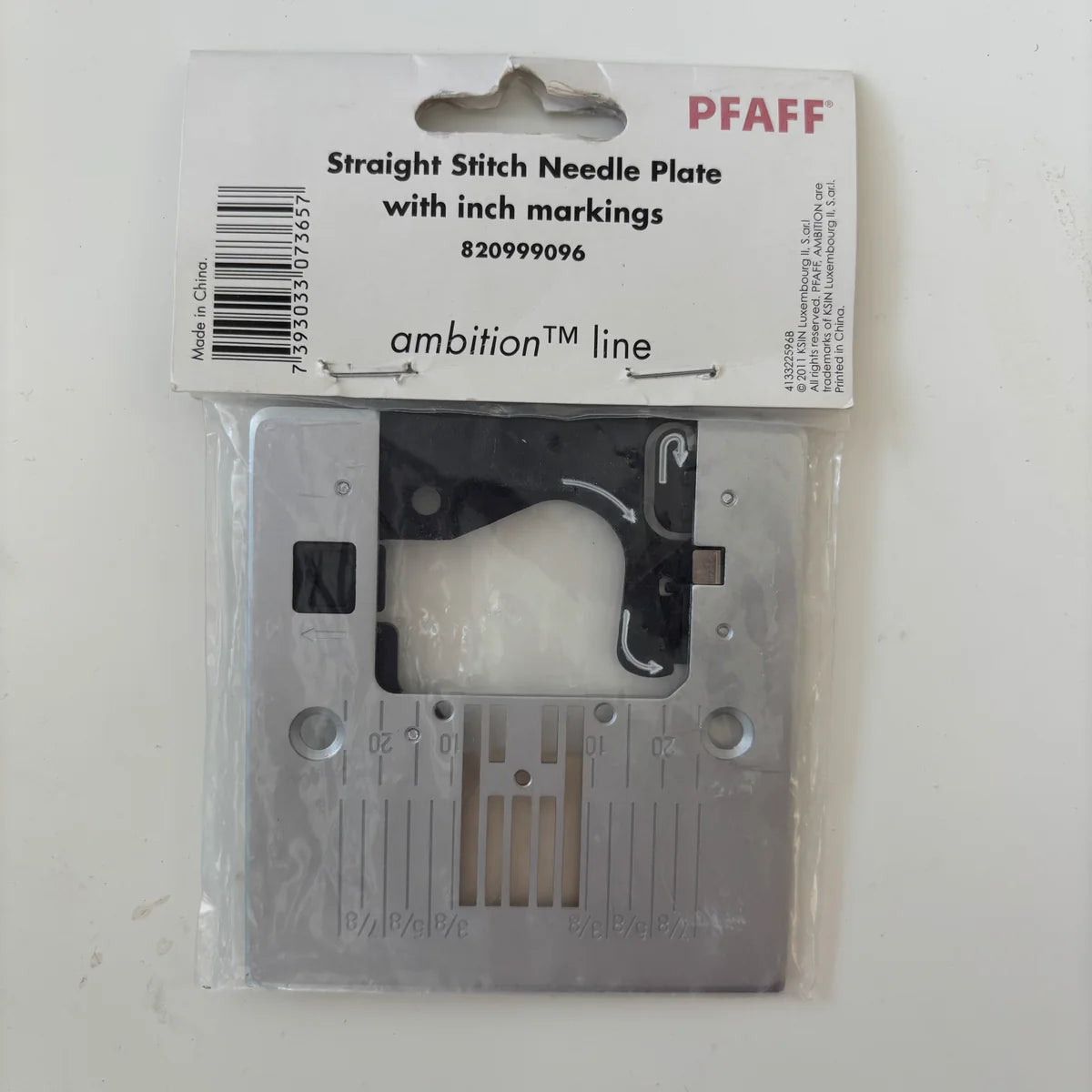 Ambition™ Straight Stitch Needle Plate