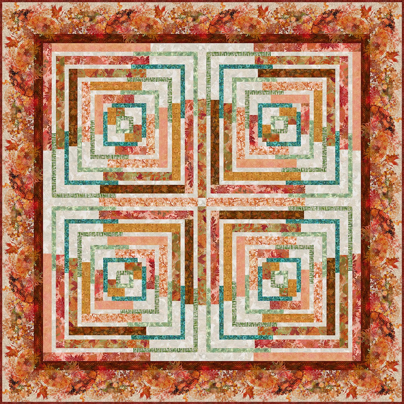 Oriental Gardens Quilt Kit