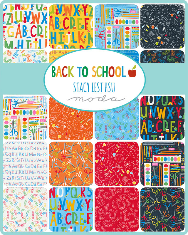 Back to School 5" Squares