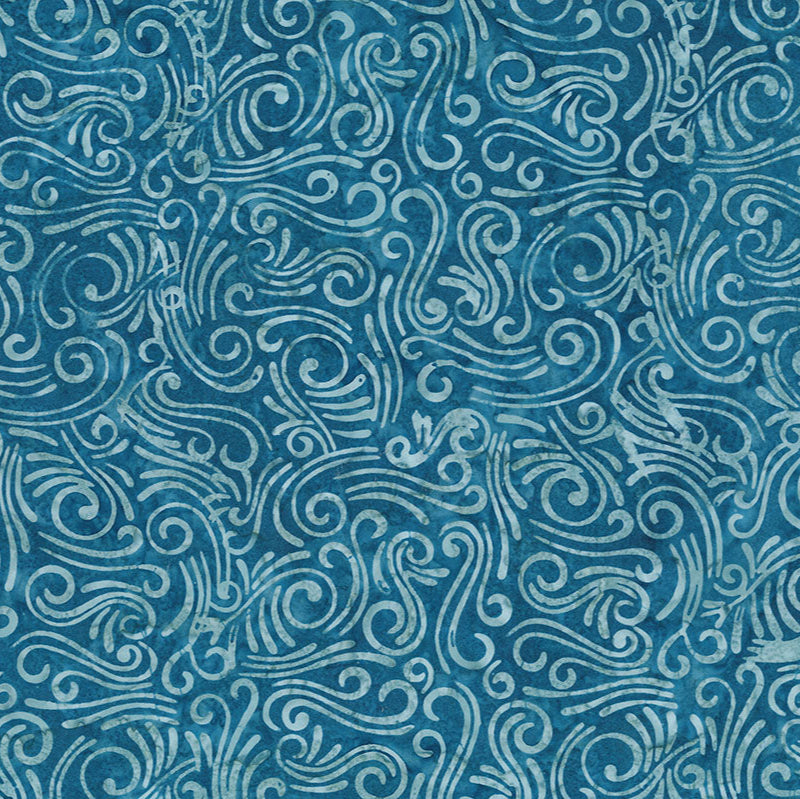 108" Swirls II / Blue Storm
