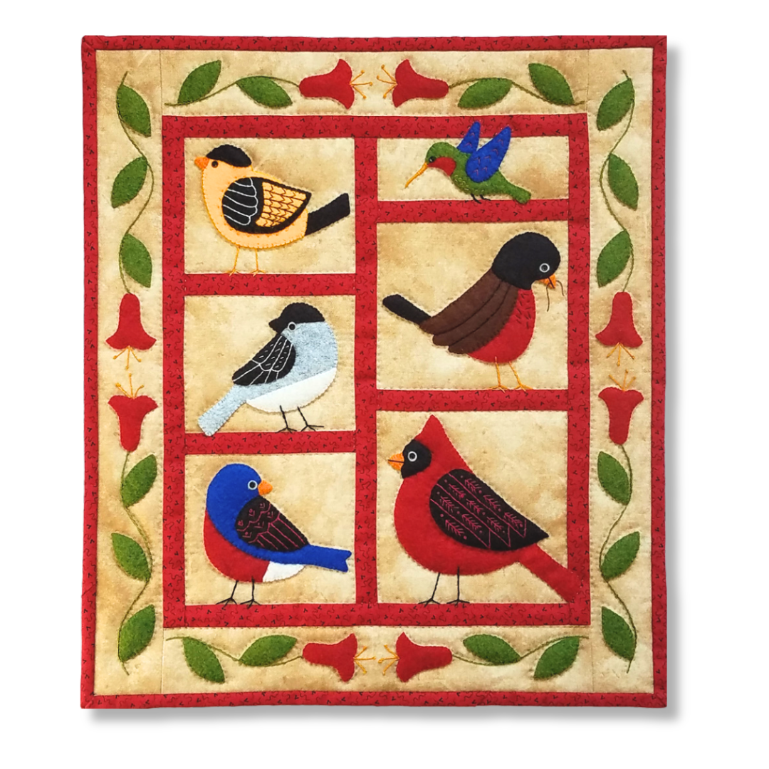Backyard Birds Wall Hanging Kit