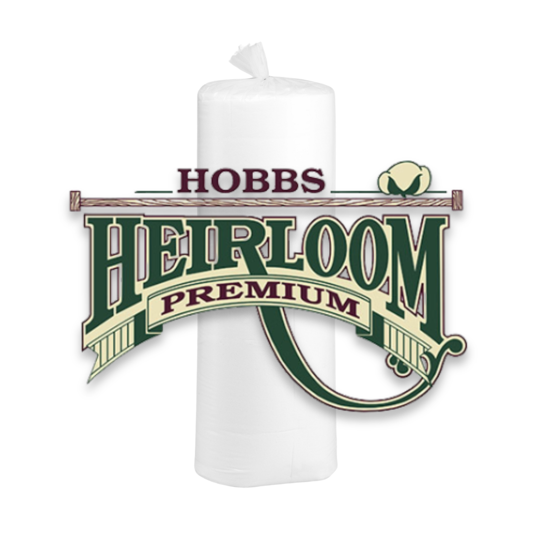 Roll of 108" Bleached White Heirloom® Batting