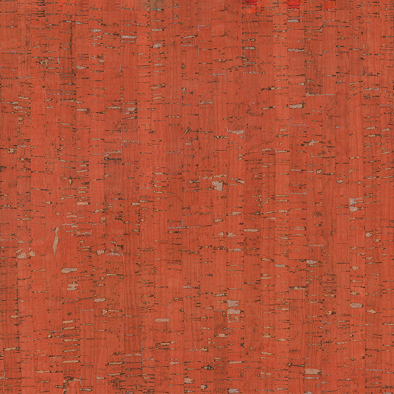 Red & Silver Cork Fabric