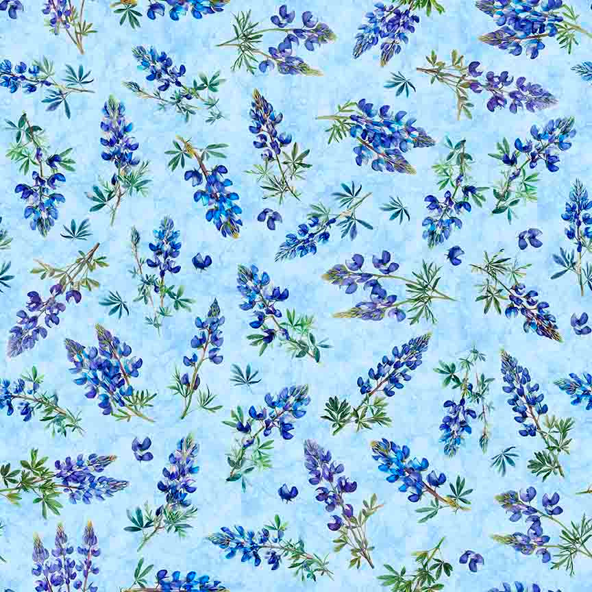 All Texas Shop Hop / Bluebonnets in Blue (Pre-Order)