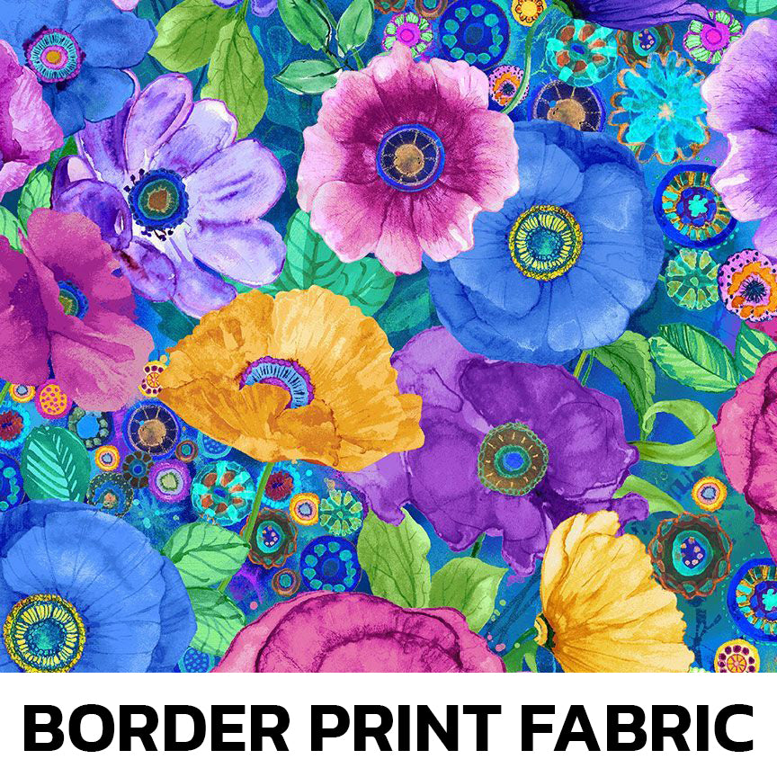 Island Watch Fabric Kit - Bright Side Purple