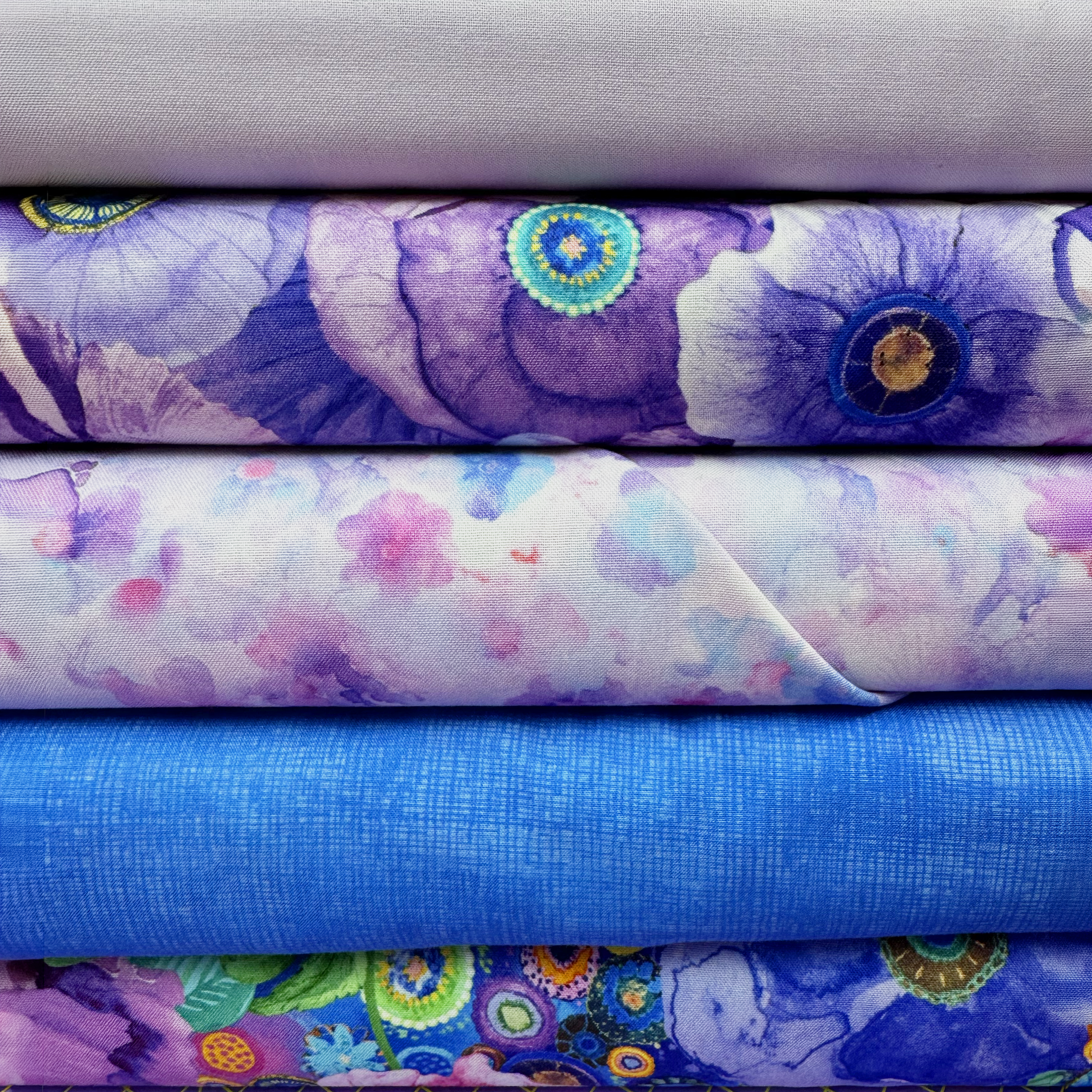 Island Watch Fabric Kit - Bright Side Purple