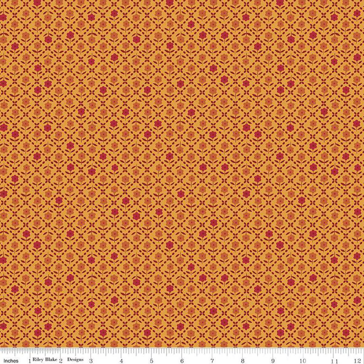 Lori Holt Bee Plaids / Zinnia in Autumn