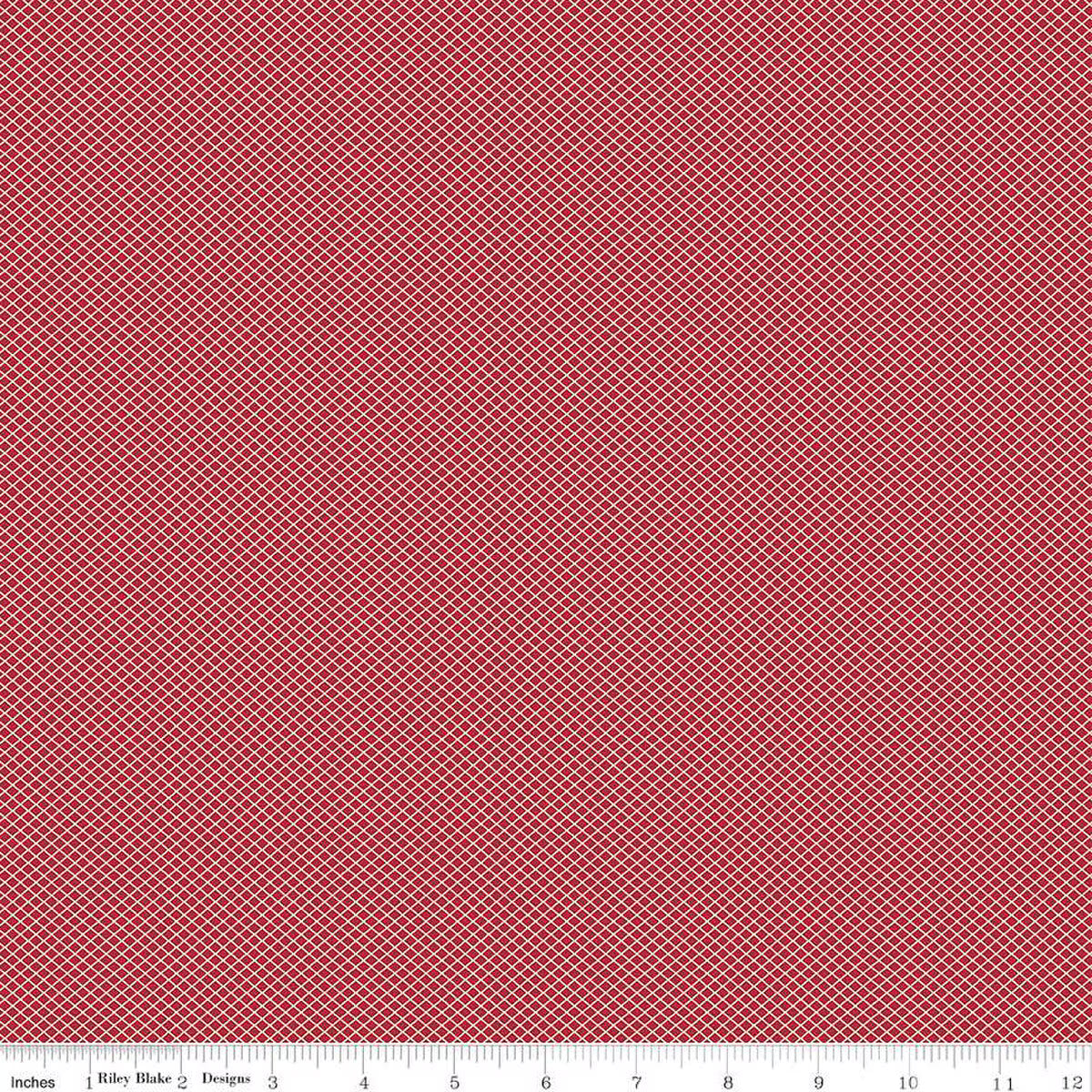 Lori Holt Bee Plaids / October Red