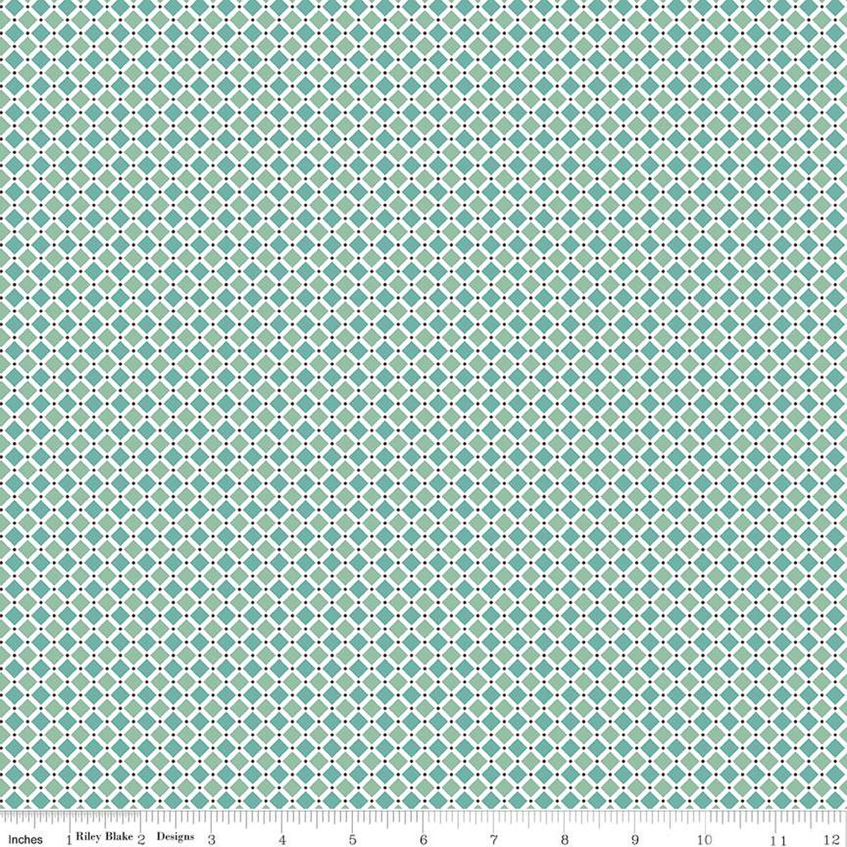 Lori Holt Bee Plaids / Pie in Vivid