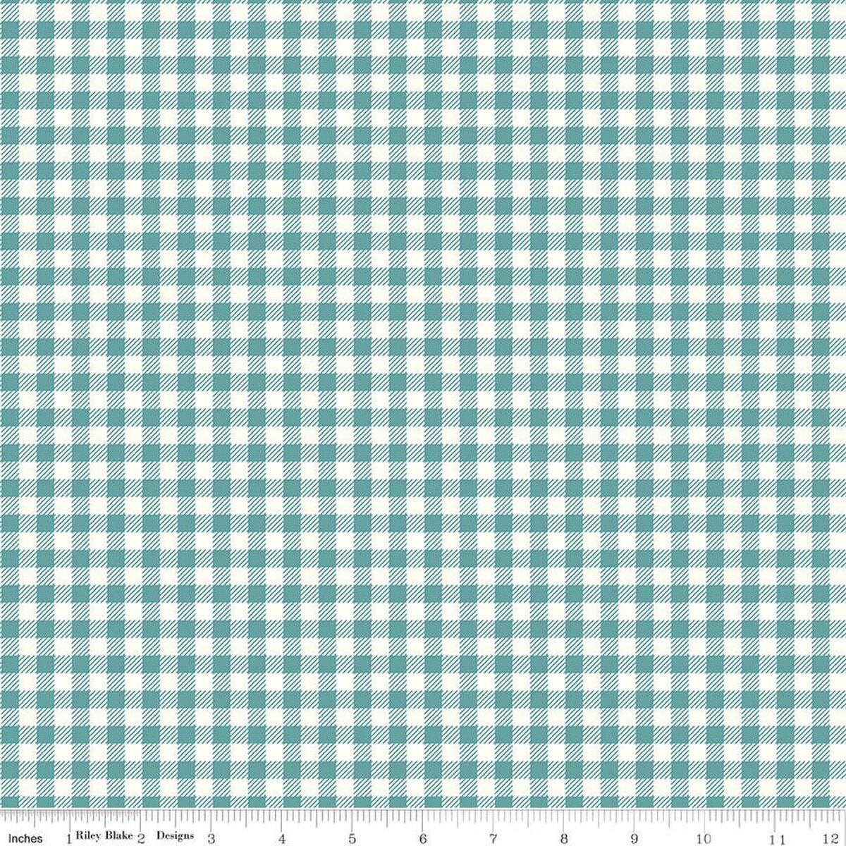 Lori Holt Bee Ginghams / Renae in Teal