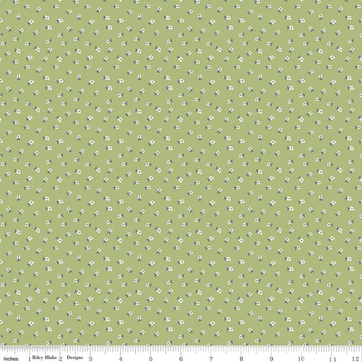 Lori Holt Bee Dots / Lillian in Lettuce