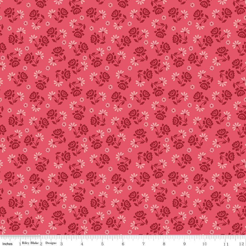 Berry & Sage / Roses in Tea Rose