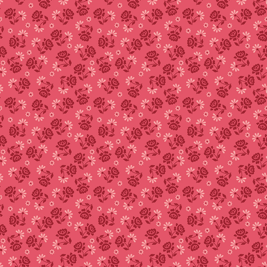 Berry & Sage / Roses in Tea Rose