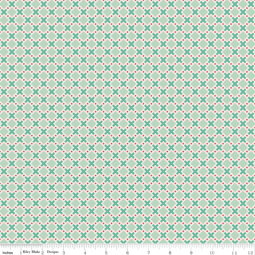 Berry & Sage / Criss Cross in Sage
