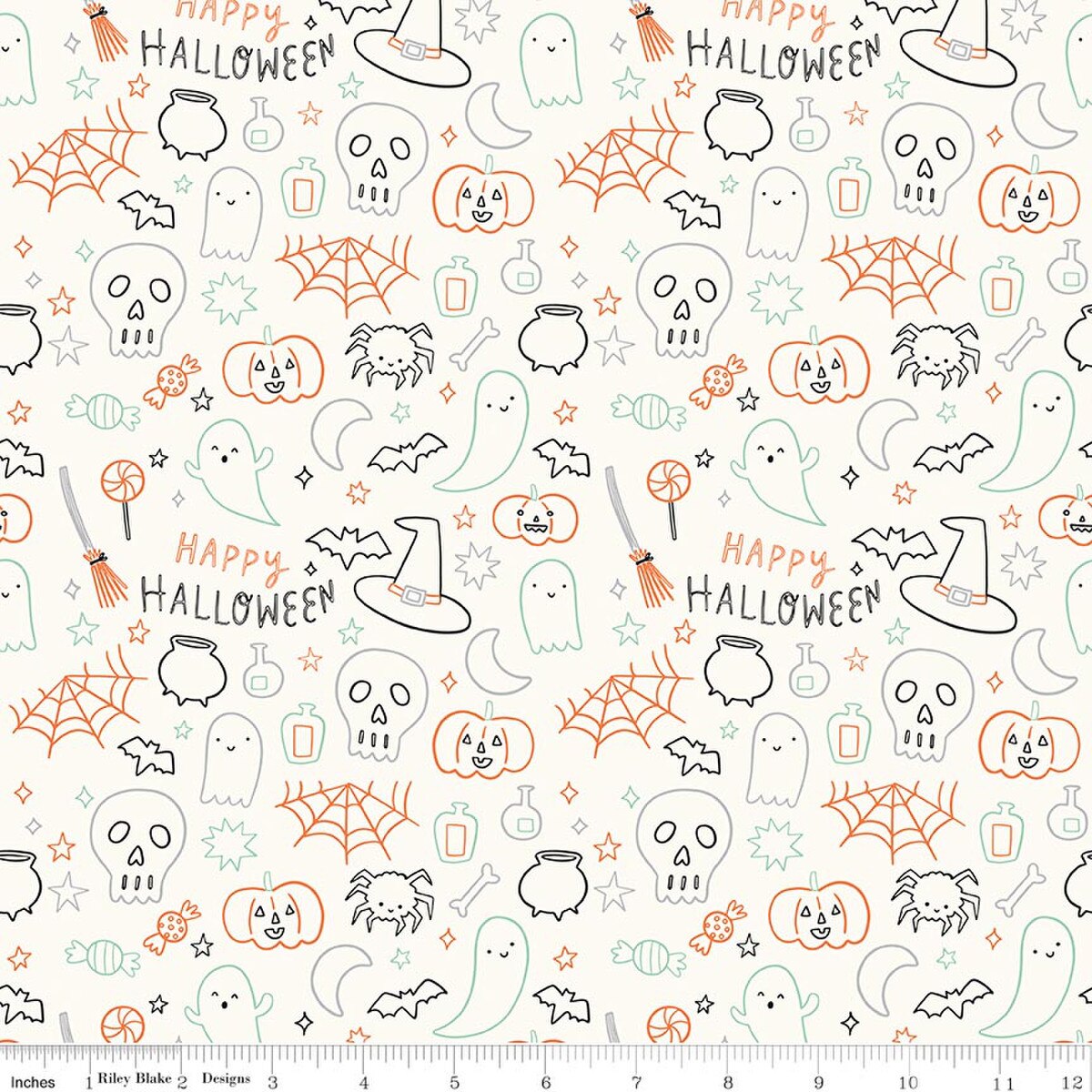 Frank and Friends / Halloween Icons in Cloud
