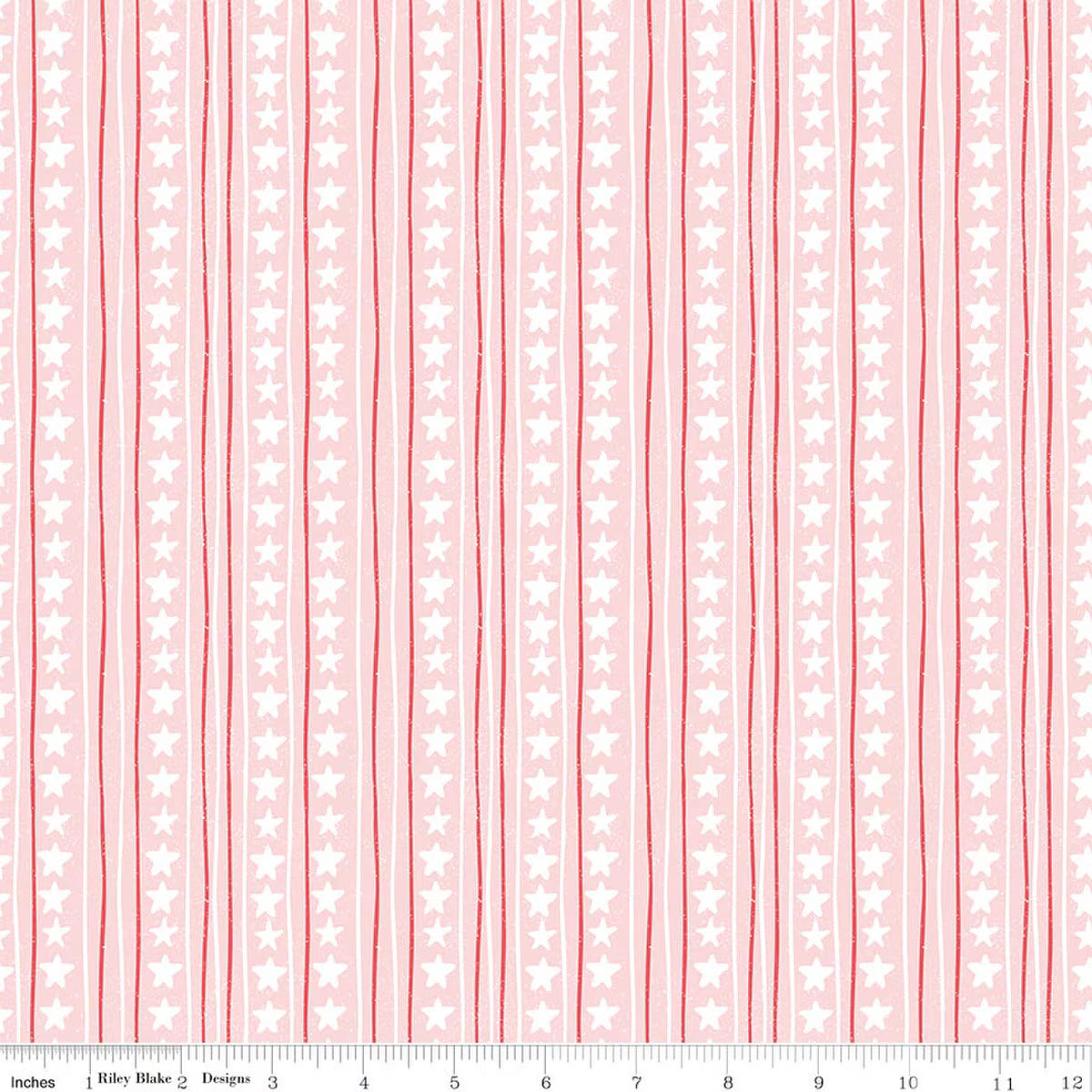 Firework Fields / Stars and Stripes in Pink