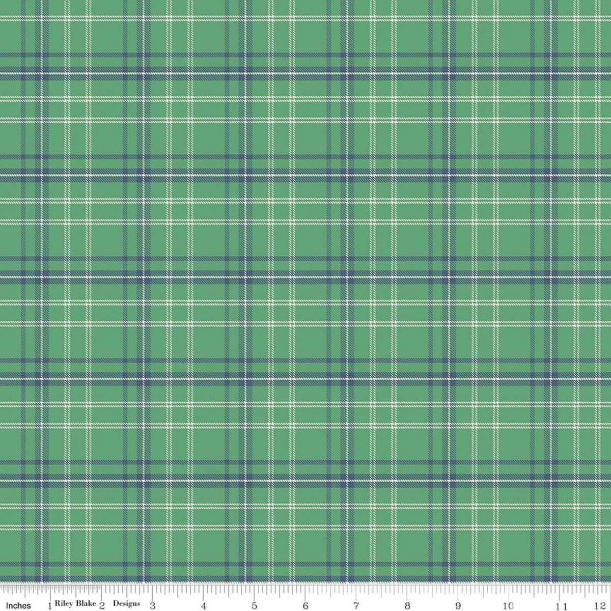 Happy Haven / Plaid in Green
