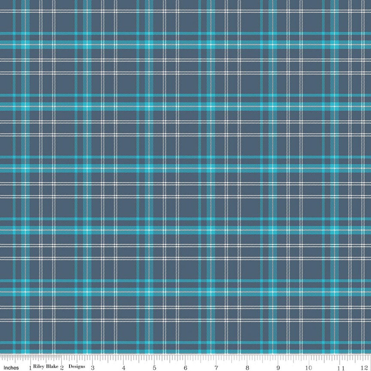 Happy Haven / Plaid in Navy