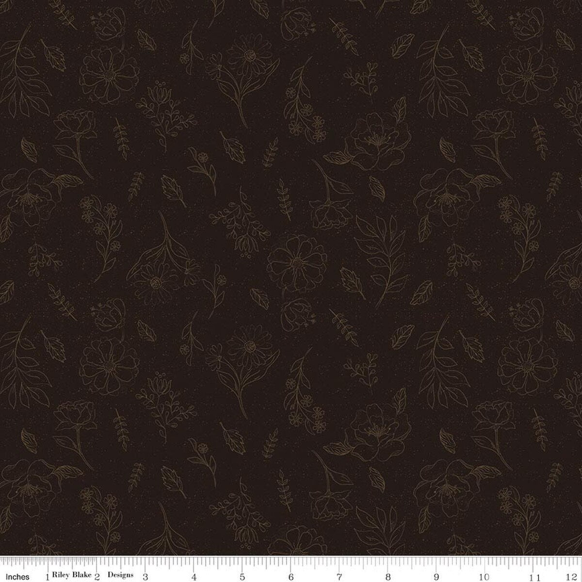 Orchard House / Sketch Floral in Black
