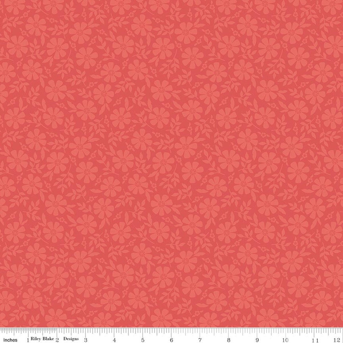 Orchard House / Tonal Flowers in Coral