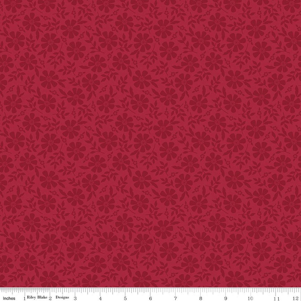 Orchard House / Tonal Flowers in Red