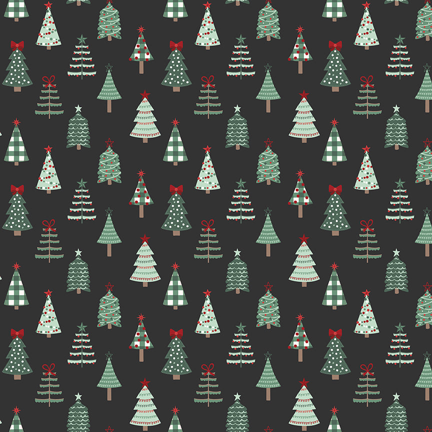 Evergreen Wishes / Trees in Black